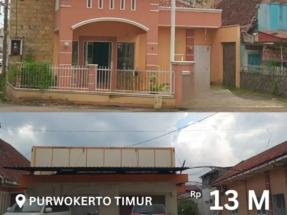 Dijual Penginapan Strategis Pusat Kota Purwokerto Dekat Jalan Utama