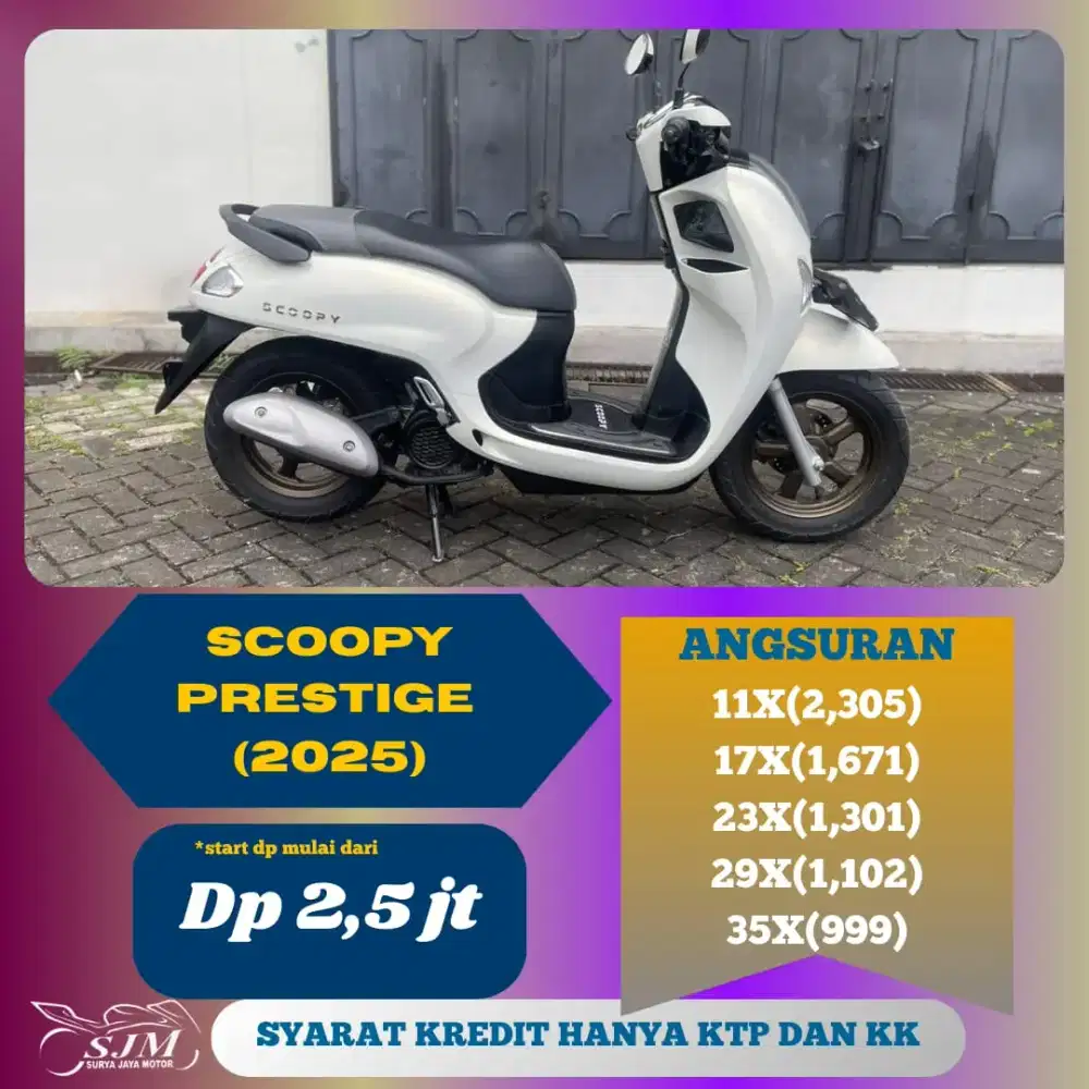 HONDA SCOOPY PRESTIGE 2025 SIAP PAKAI