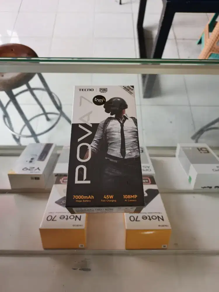New Tecno Pova 7 8+8/256 Garansi resmi 13bln