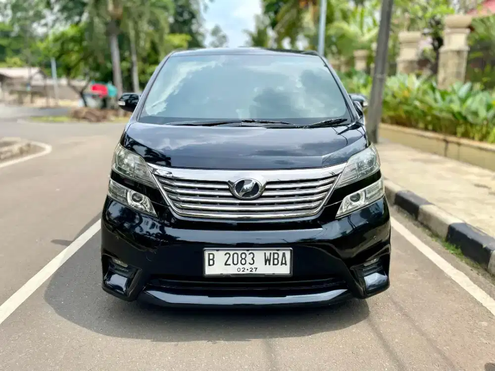 Vellfire 2.4 ZG Matic Hitam 2011 Terawat Cek Unit Segera