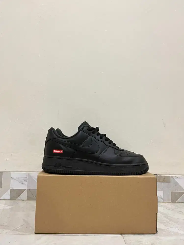 Nike Air Force 1 Supreme Black (Size 44.5) Original 100%