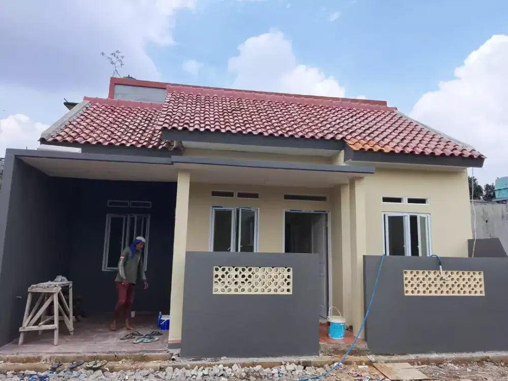 Di jual rumah baru jadi di jalan Alam Segar Pamulang Tangsel.