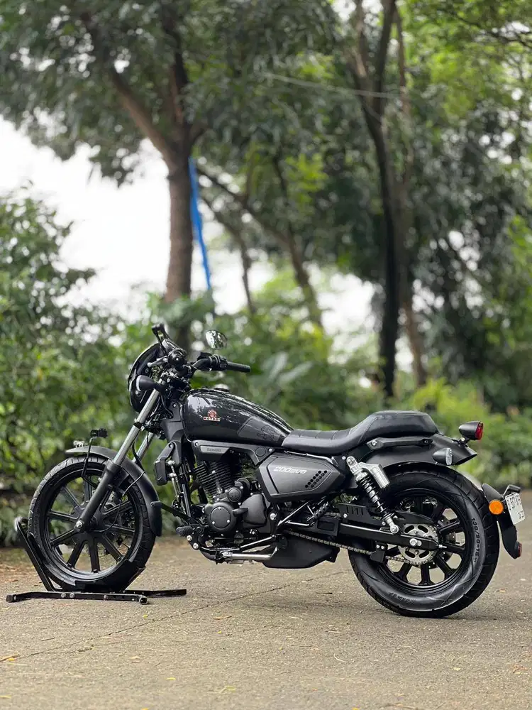 BENELLI MOTOBI 200 EVO BLACK 2024 KM 300 PERAK PAJAK PANJANG MULUS