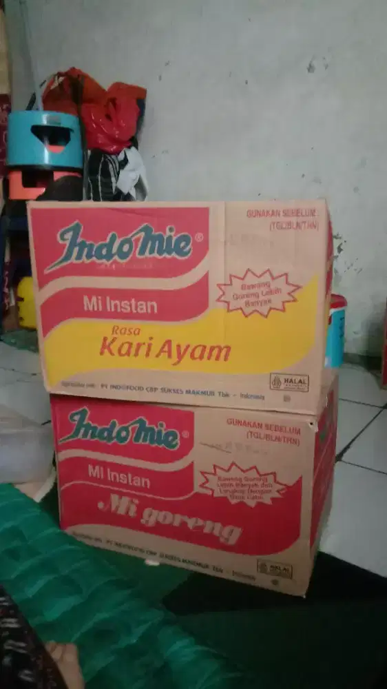 Indomie goreng, kari ayam 108rb/dus.