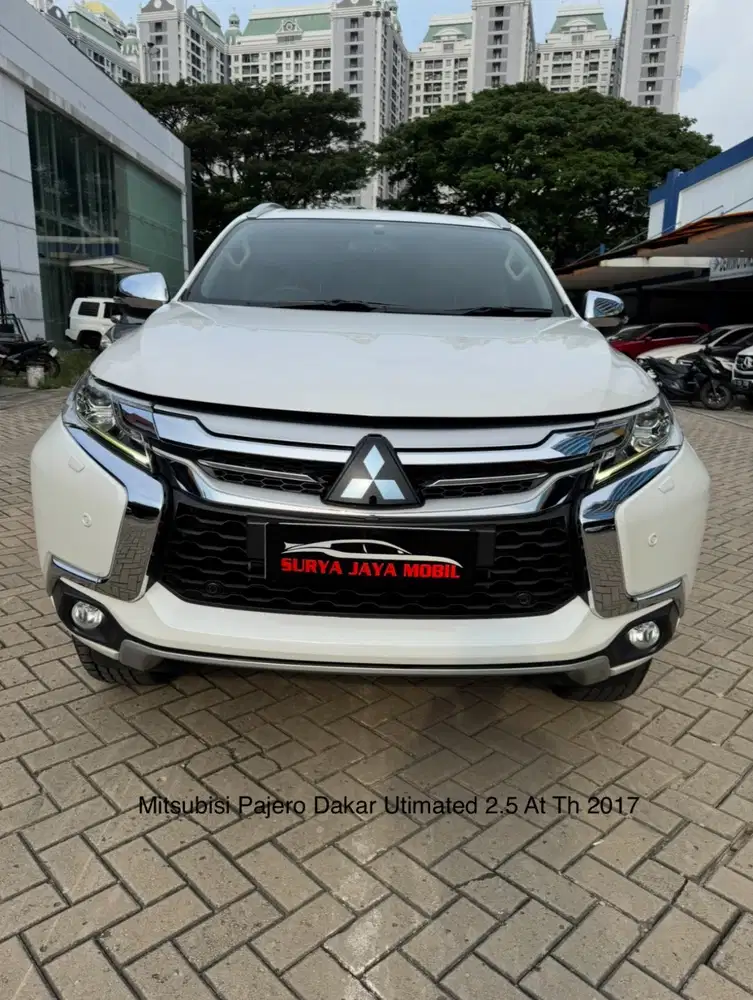 Mitsubishi Pajero Dakar Utimated 2.5 At Th 2017 putih met