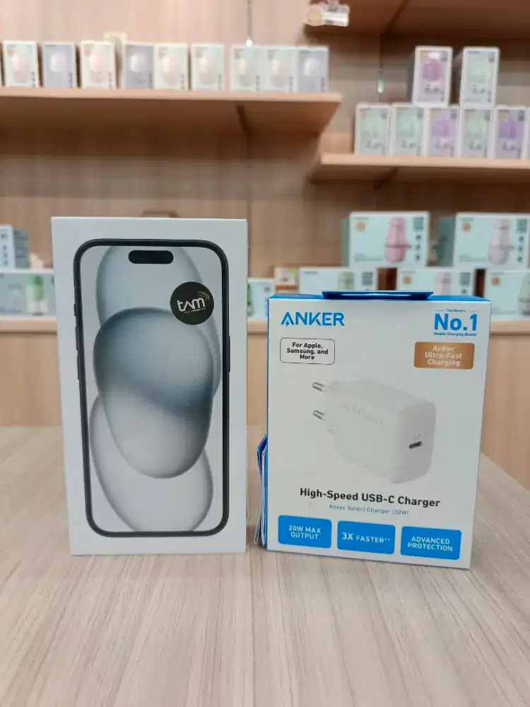 Promo Februari iPhone 15 128GB Free Adaptor Cicilan Kartu Kredit 0%
