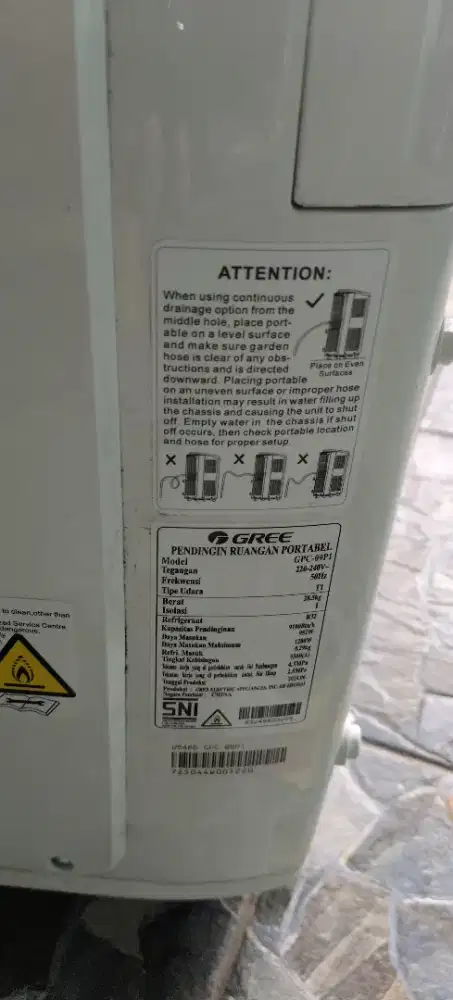 ac portable  merk gree 1PK-Air Purifier-WIFI control