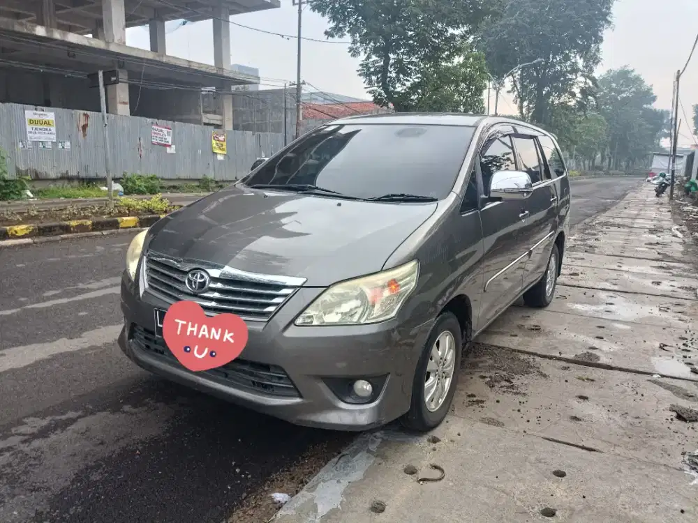 Innova G Diesel AT 2012 Matic L Surabaya Tgn1 Pribadi Bagus Original