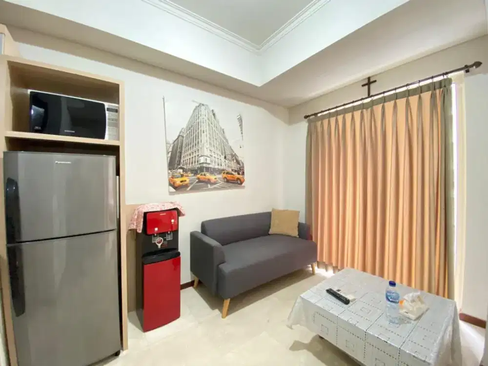 SEWA 1BR ROYAL MEDITERANIA GARDEN TANJUNG DUREN LOKASI STRATEGIS DEKAT MALL, KANTOR, UNIVERSITAS