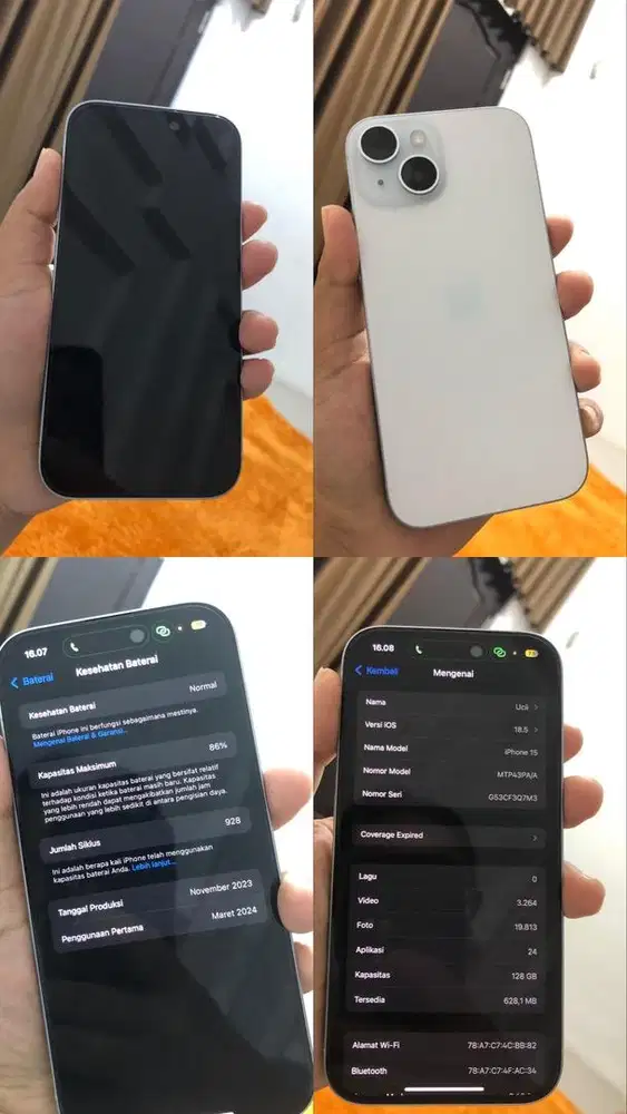 Iphone 15 128 blueice