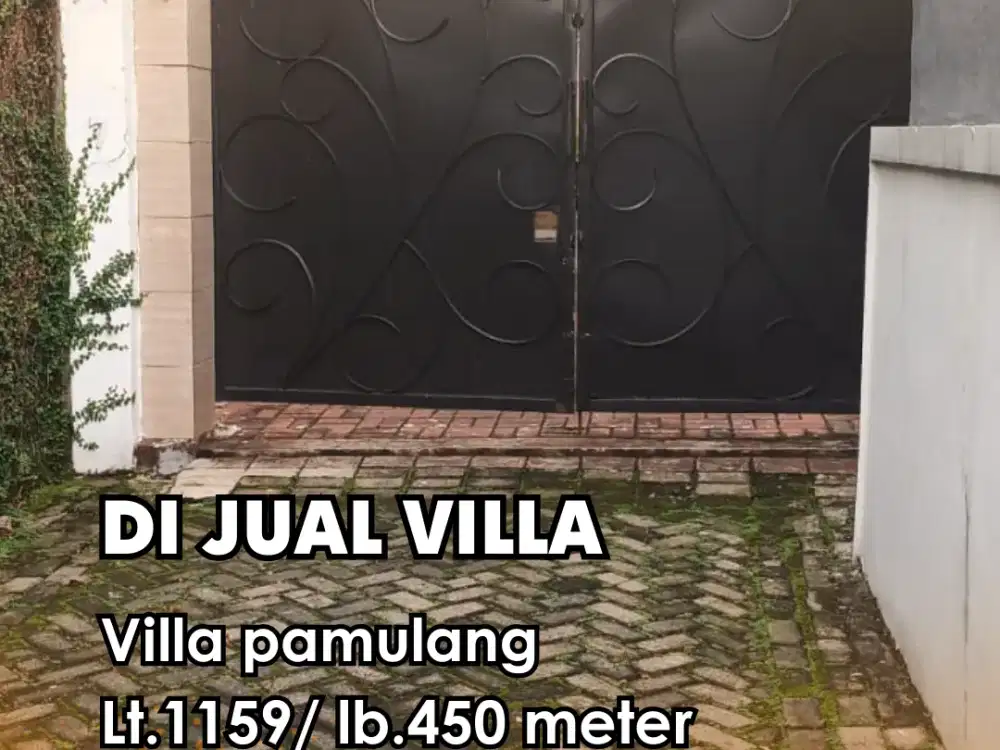 Villa pamulang Lt.1159 lb.450 meter 5 Kamar Tidur