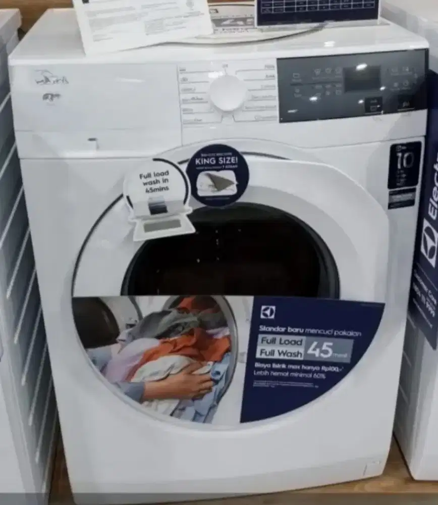 Promo Mesin Cuci Electrolux 9kg Cicilan bunga 0% di Atlanta Mataram