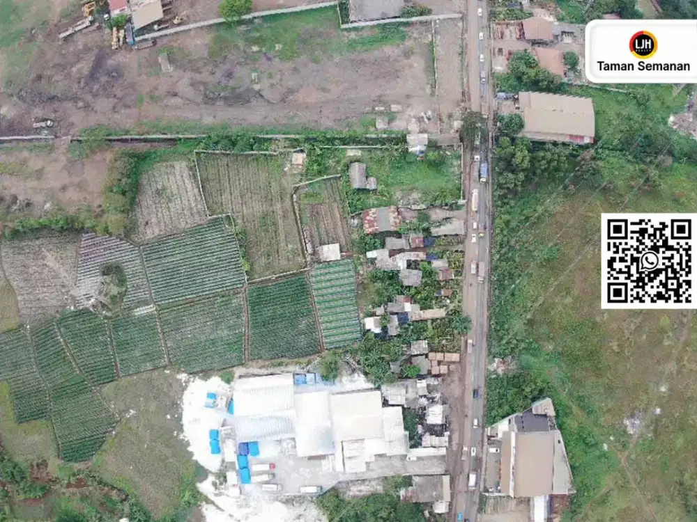 Lahan Strategis 6,5 Ha di Sukadalem Serang, Dekat Citra Garden BMW – Cocok untuk Perumahan