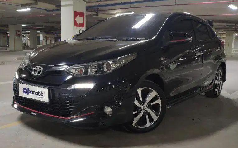 Garansi Mesin 1th Toyota Yaris 1.5 TRD Sportivo Bensin-AT Hitam 2018