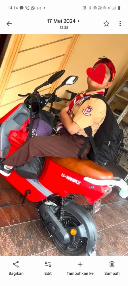 Jual segera sepeda Listrik Km 5000