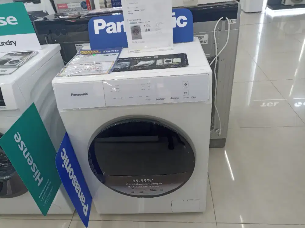 Mesin Cuci Panasonic WM Front Loading 8KG
