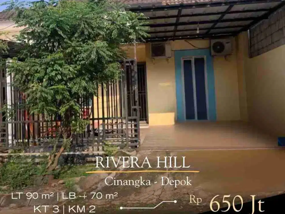 RUMAH DIJUAL RIVERA HILL, CINANGKA DEPOK