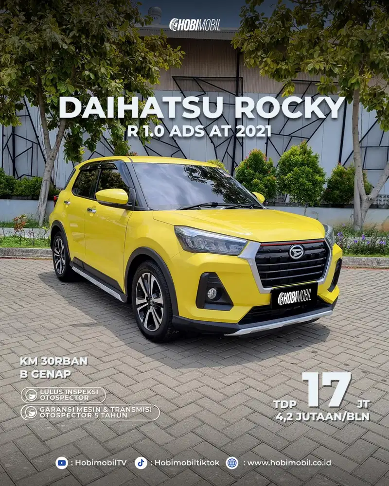 Daihatsu Rocky R  ada 1.0 turbo at 2021 garansi mesin transmisi 5th