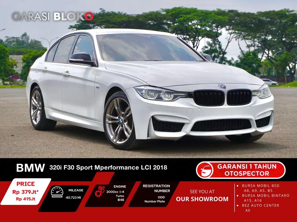 BMW 320i F30 Sport M-Performance B48 Facelift LCI 2018
