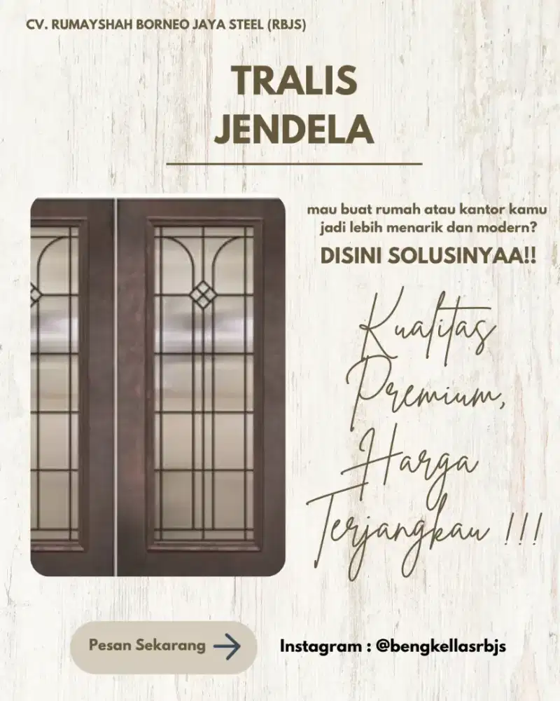 TRALIS JENDELA ANTI KARAT