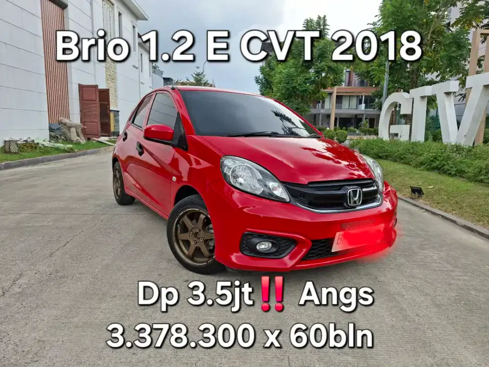 DP 3.5jt‼️ Brio 1.2 E CVT 2018 Red yaris e at 2017 brio e at 2017
