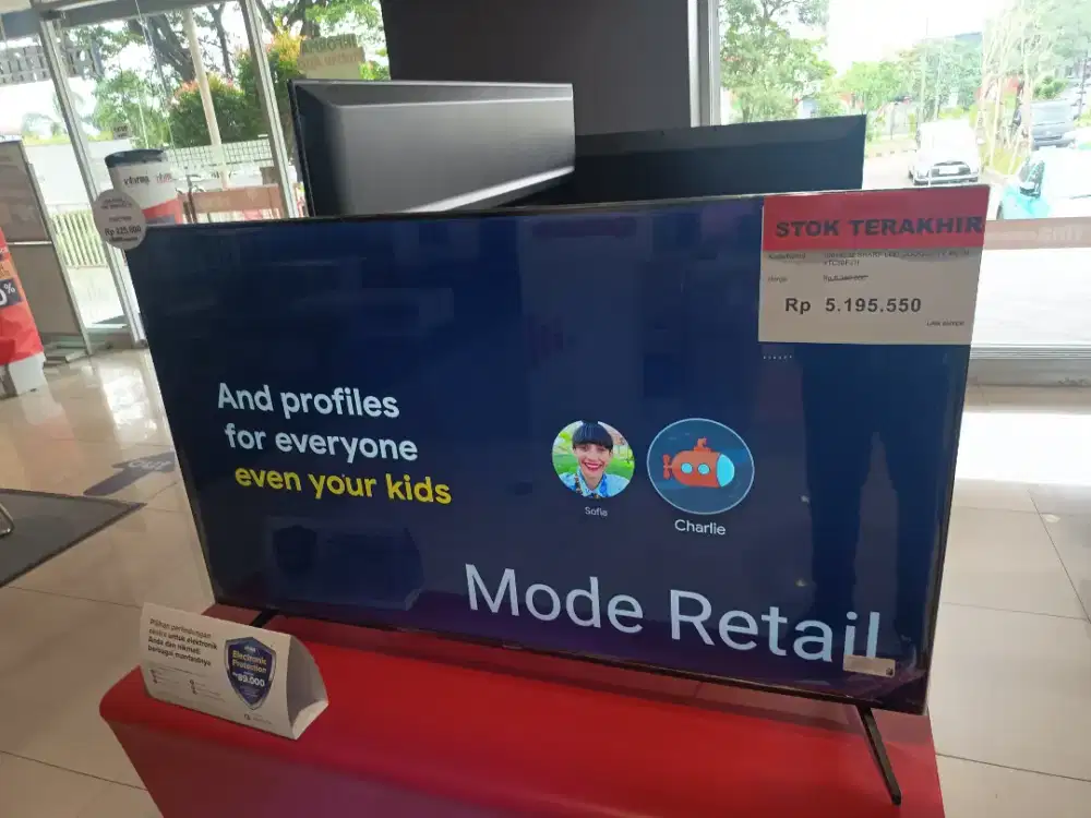 ONLY DISPLAY SHARP LED GOOGLE TV 4K 50INCH