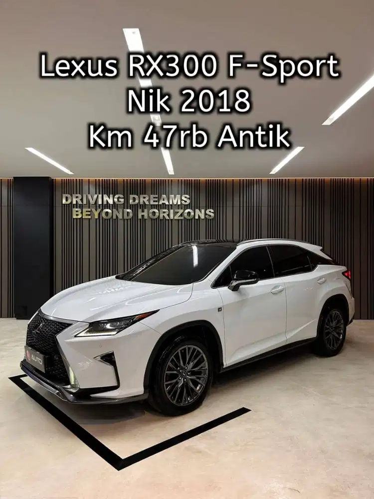 Lexus RX300 RX300T F-Sport 2018 Putih Km47rb B2446SMI