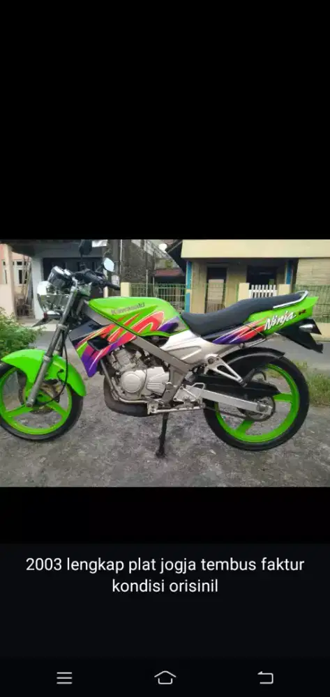 Kawasaki ninja kiss 2003