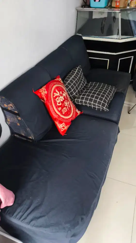 Sofa set bekas include sarung