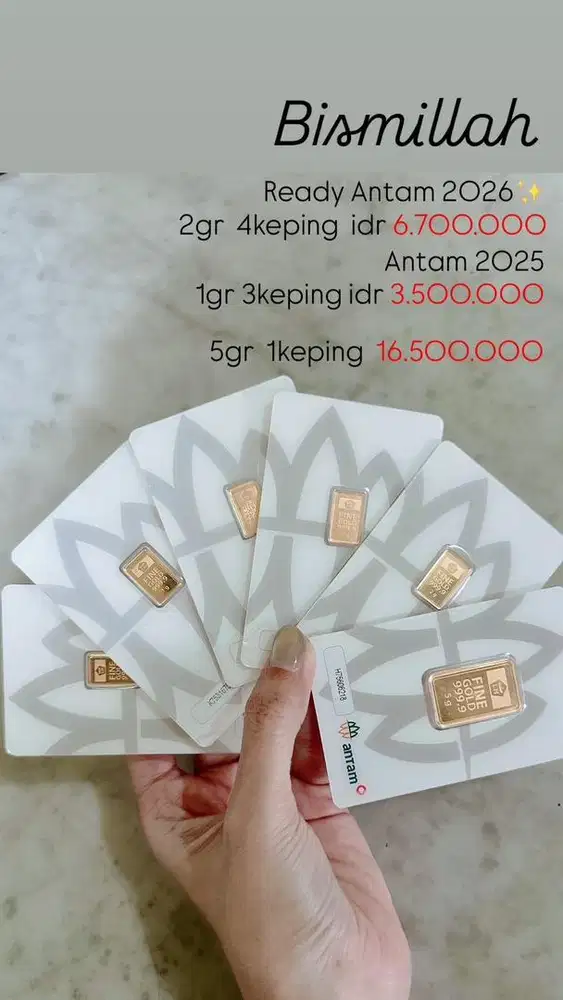 Logam mulia Antam 2gr 2026