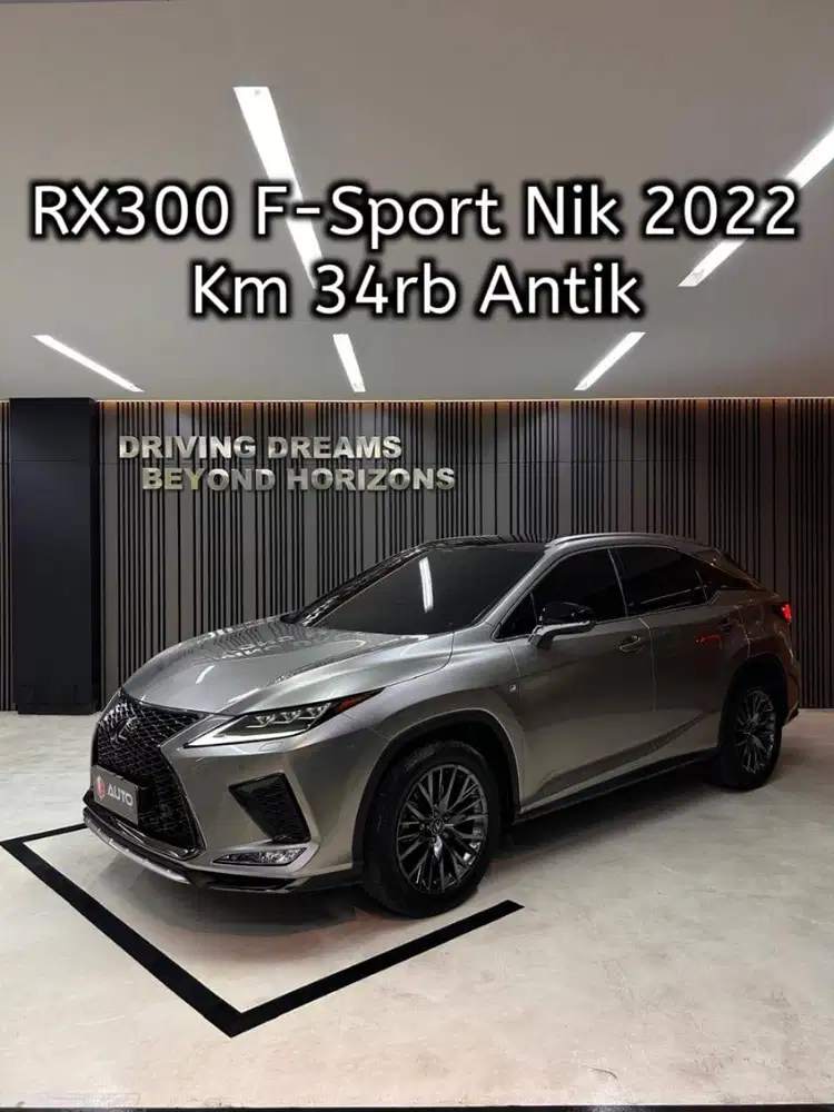 Lexus RX300 RX300T F-Sport 2022 Km34rb B2129PBV Sonic Titanium