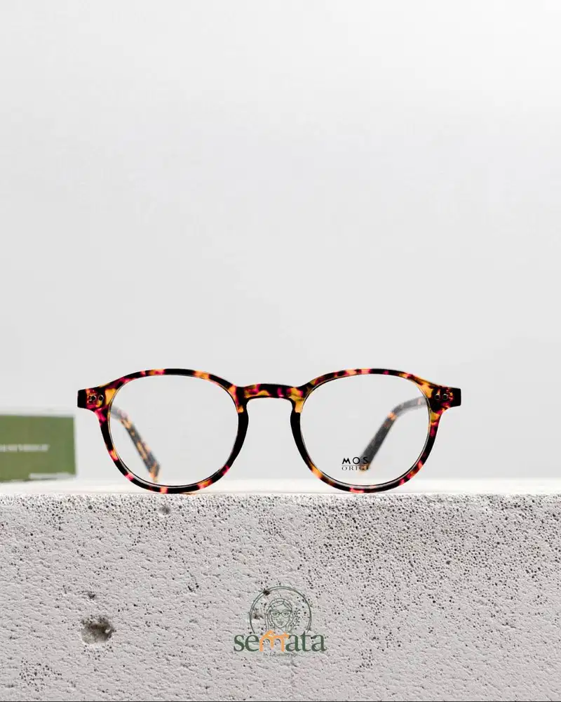 Semata Eyewear - Kacamata Semi Bulat Simple dan Keren - Drupadi 01