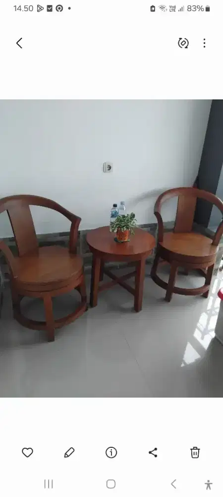 KURSI JATI PUTAR dan RAK GONDOLA