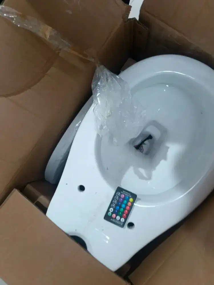 Closet duduk, baru beli