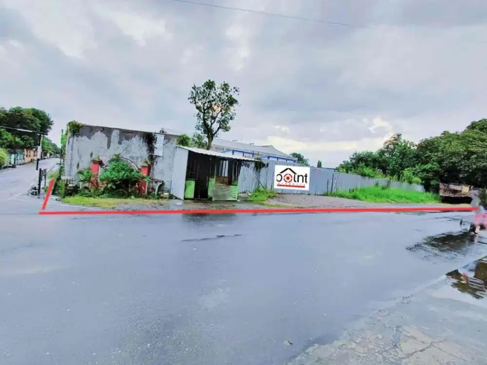 Lahan  Strategis  Tengah Kota 3 Muka