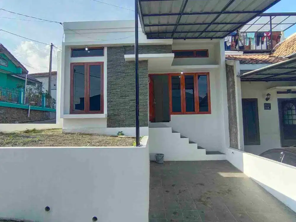 rumah hook estetik, lt 90 m2 type 49