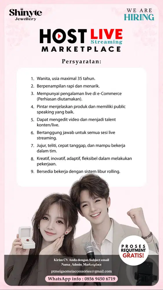 HOST LIVE STREAMING BERPENGALAMAN