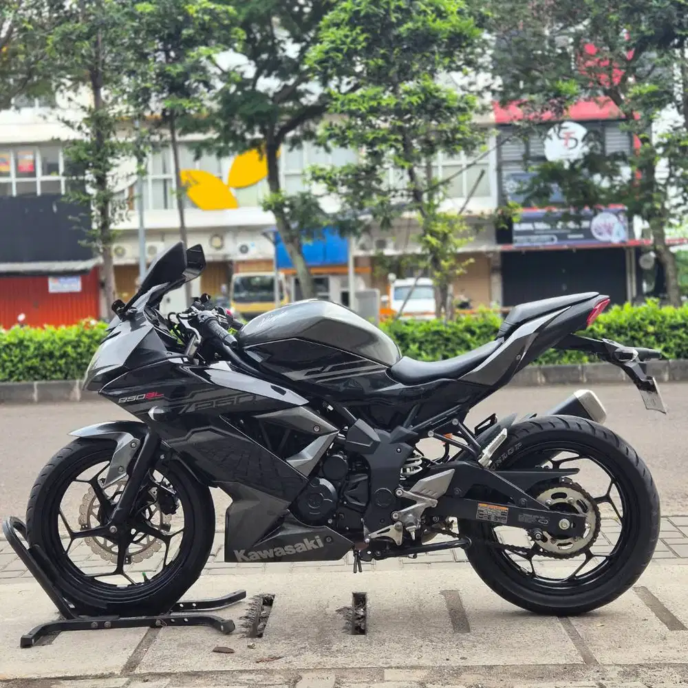 KAWASAKI NINJA MONO 250 SL 2017 GREY KM RENDAH PAJAK PANJANG SUPERB