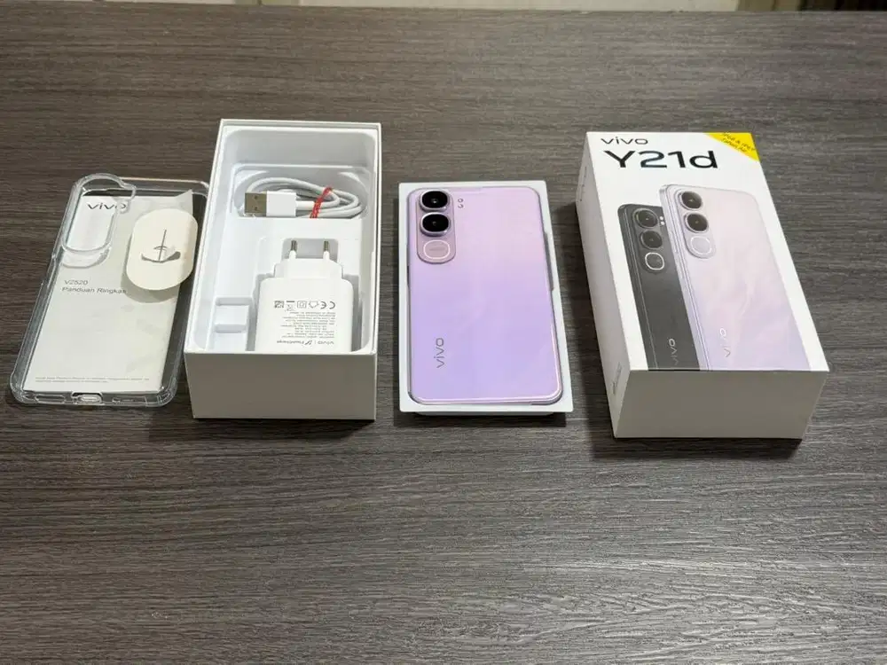 Vivo y21d 8/128gb mulus 1000% seperti baru fullset