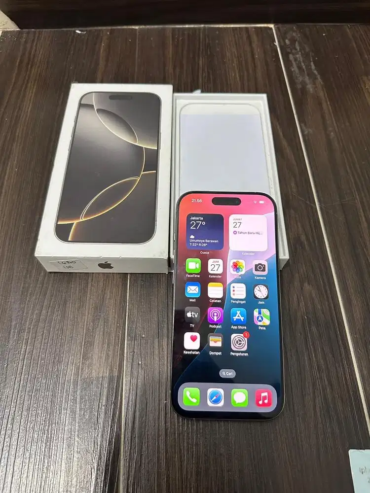 Iphone 16 Pro 256gb Natural IBOX Garansi On Juni 2026