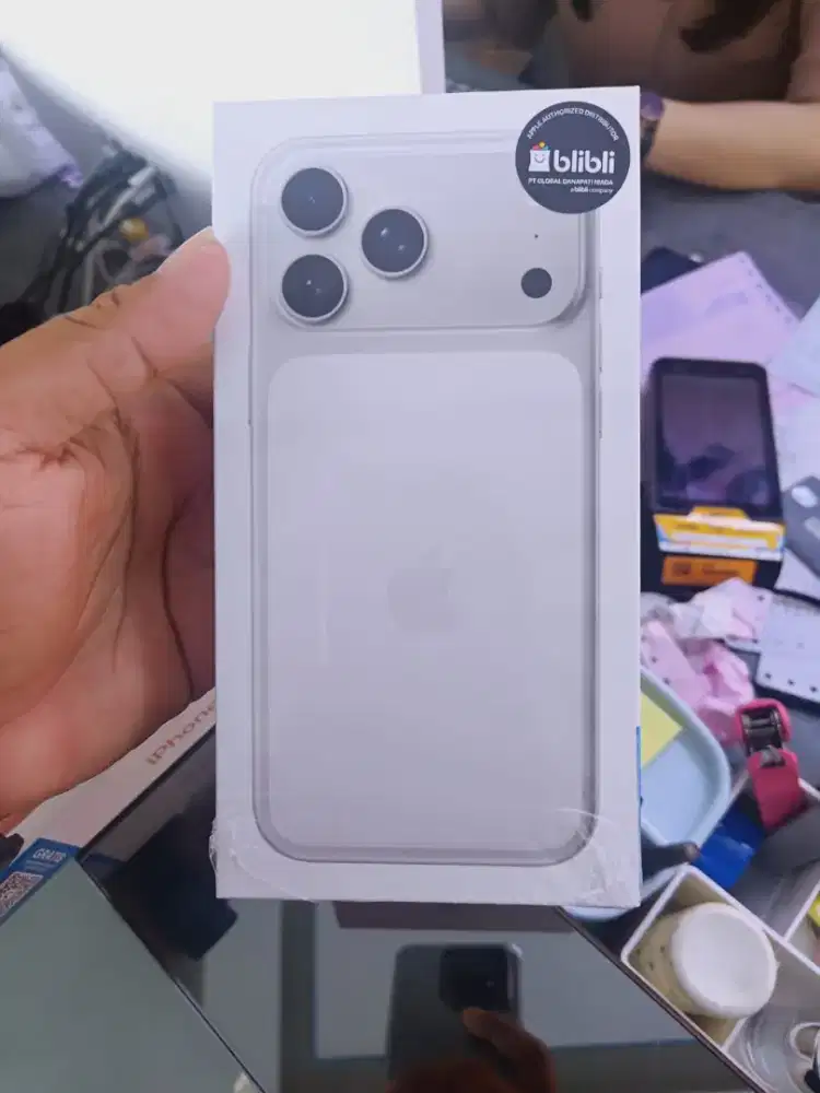 iPhone 17 Promax 256 Silver New Segel Resmi