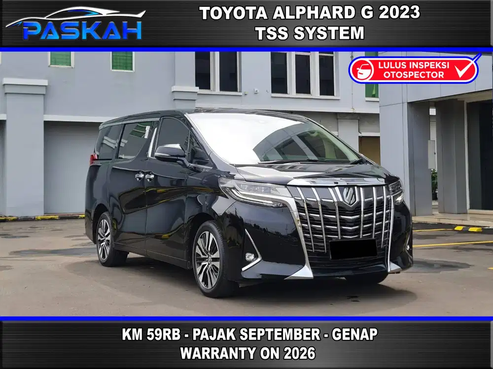 Tdp115 Bunga=4% TAX=SEPTEMBER GENAP Alphard G ATPM 2023 ALPHARD G 2023