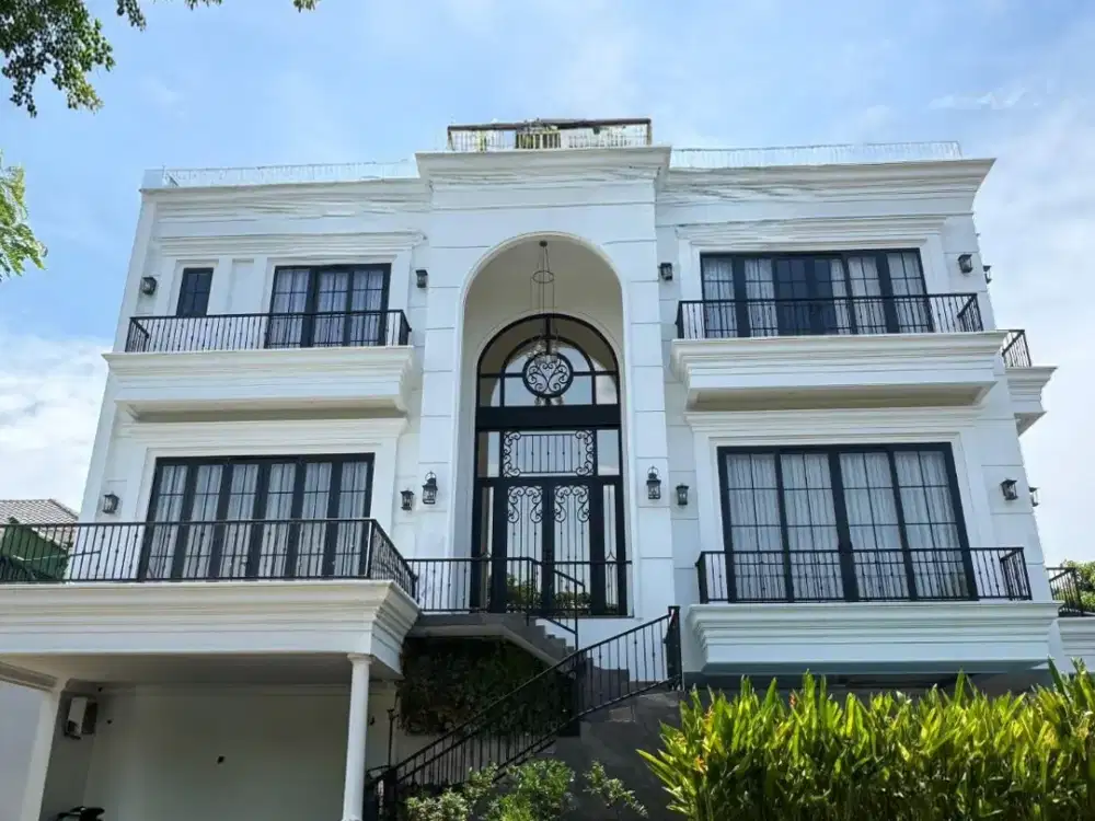 Rumah Hook Mewah Pik golf Island View Danau ada hall dan Lantai Marmer