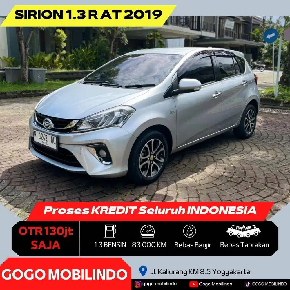 Daihatsu All New Sirion R Matic 2019 ORISINIL DP Minim Brio