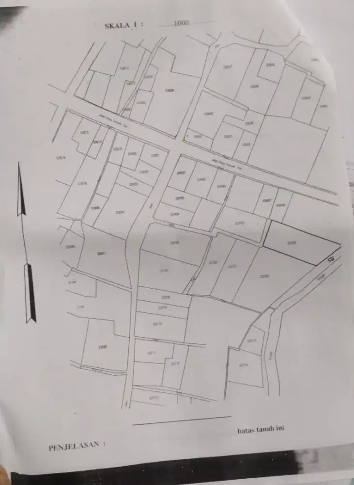 Dijual Tanah SHM (pekarangan ) BONUS RUMAH tinggal finishing