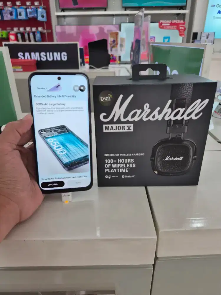 Oppo A6X 8/128Gb Exclusive tebus murah marshall major v