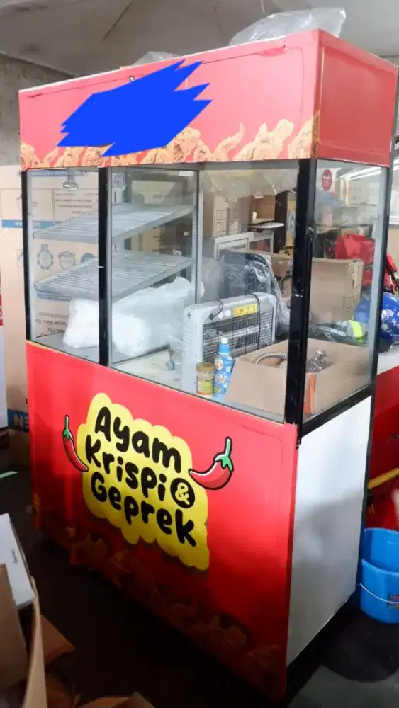 Gerobak Bekas Jualan Fried Chicken