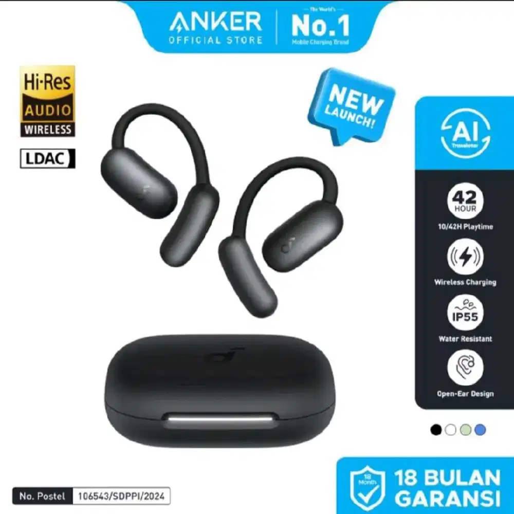 NEW LAUNCH TWS True Wireless Earbuds Soundcore by Anker AeroFit 2 open