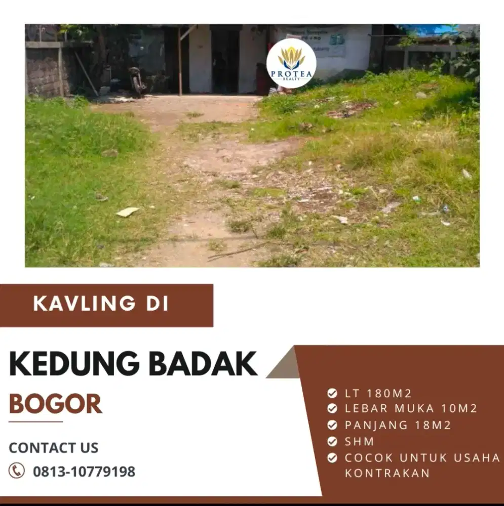 Dijual / DisewakanTanah Untuk Usaha Kontrakan