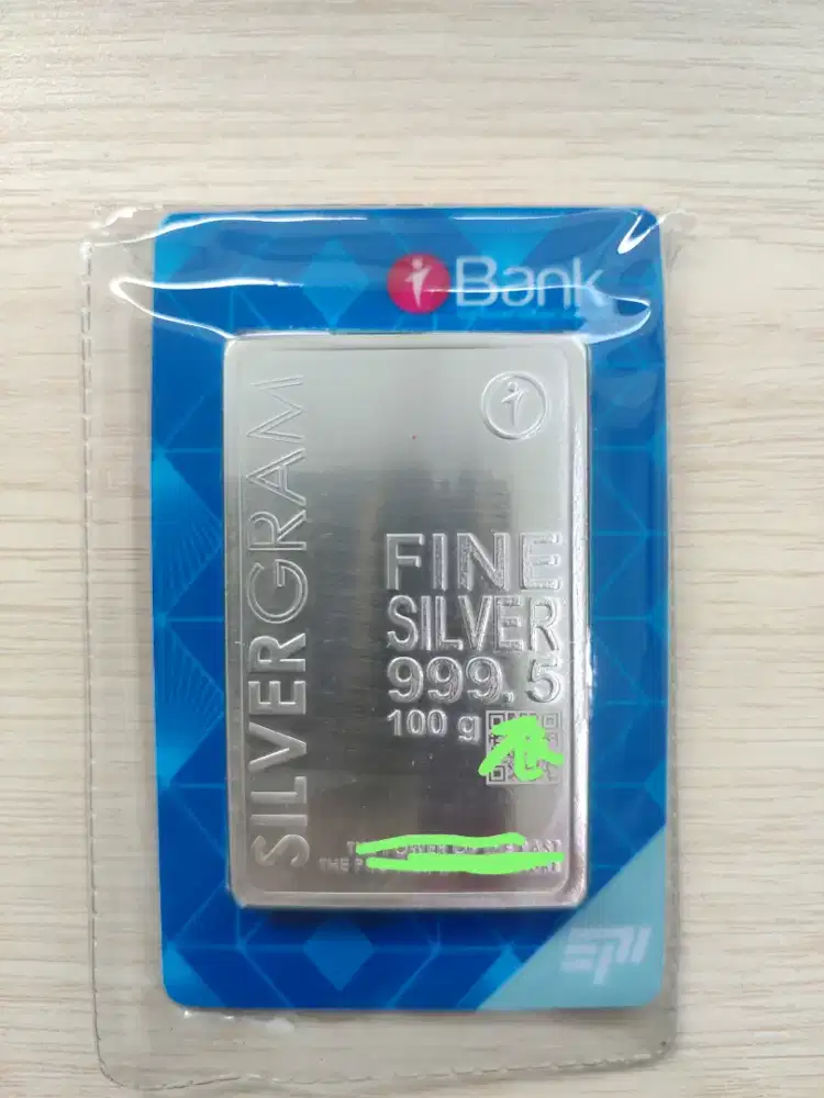 Jual Perak Silvergram 100gr